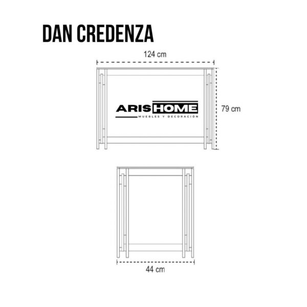 Credenza Mod. DAN Dorada - Imagen 3