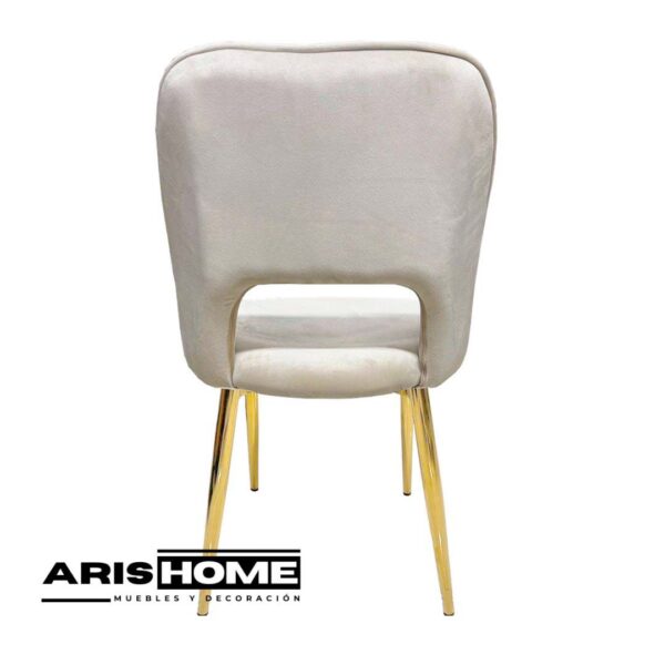 Silla Jack Beige / Dorado - Imagen 4