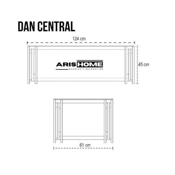 Mesa de Centro DAN PLATEADA - Imagen 3