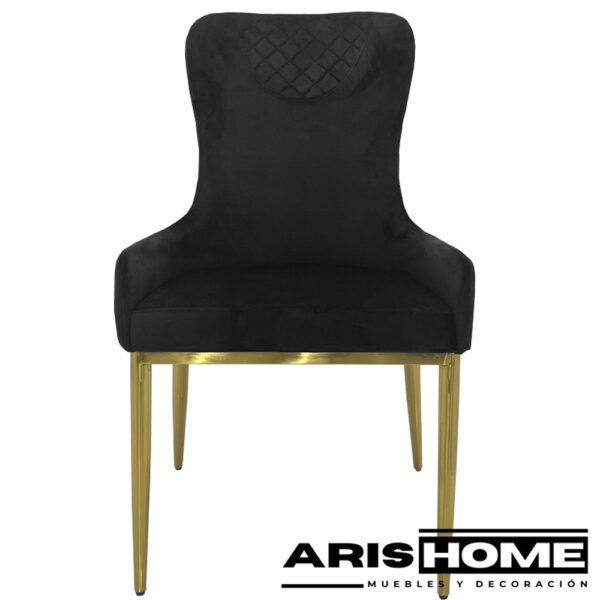 Silla FT42 NEGRO DORADO - Imagen 2